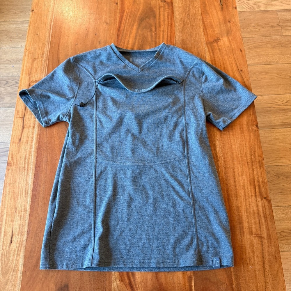 Lalabu Men's Gray Dad Shirt Size L